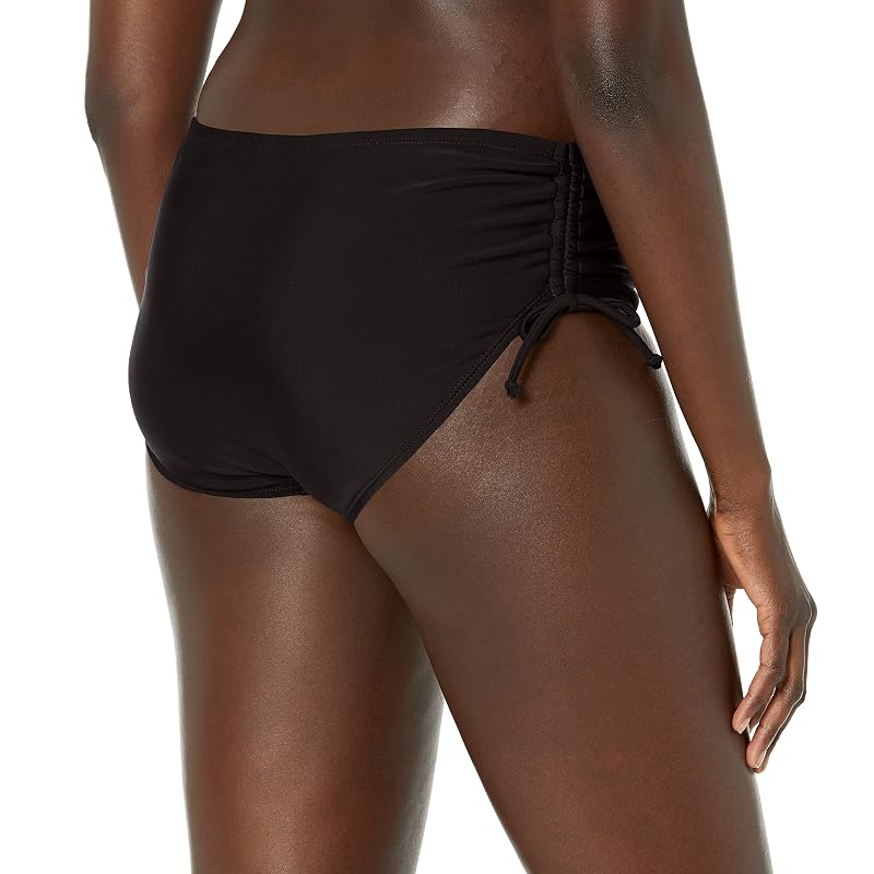 Catalina Black Medium Side Tie Bikini Bottoms - Full-Coverage Swim Bottom