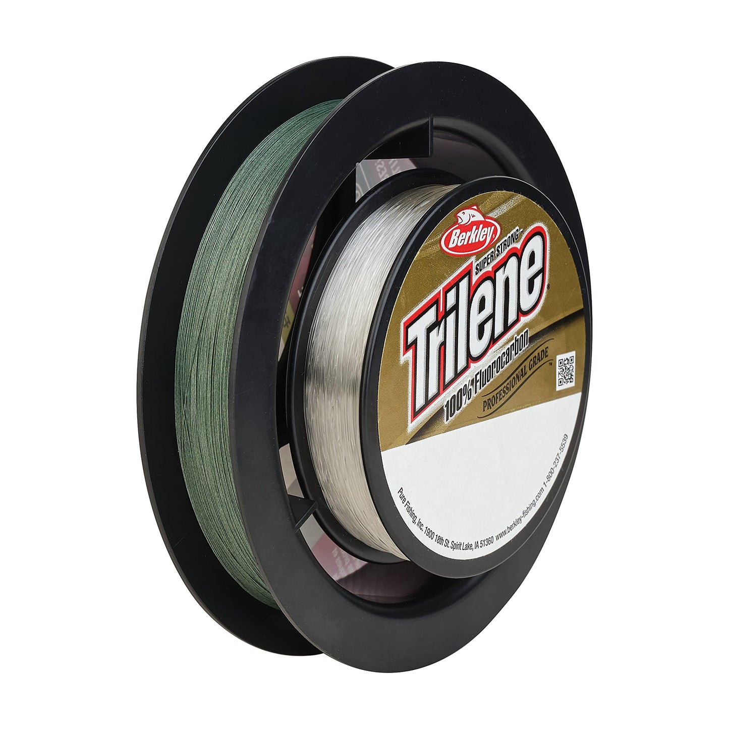 Spiderwire Berkley FireLine® Superline, Moss Green/Clear, 15lb | 6.8kg, 125yd | 114m Fishing Line, Suitable for Freshwater Environments