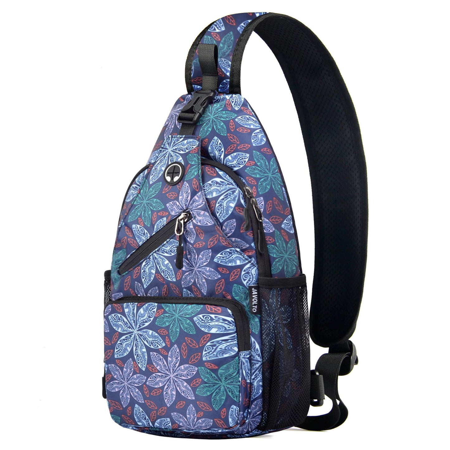 Javolto Sling Bag for Men Crossbody Backpack, Small Sling Backpack Mens Shoulder Bag, Casual Daypack Hiking Bag for Travel
