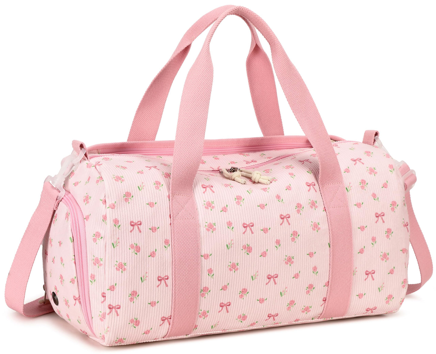 BLUBOON Duffle Bag Girls Kids Cute Gym Bag with Shoes Compartment & Wet Separation Waterproof Sports Overnight Travel Bag
