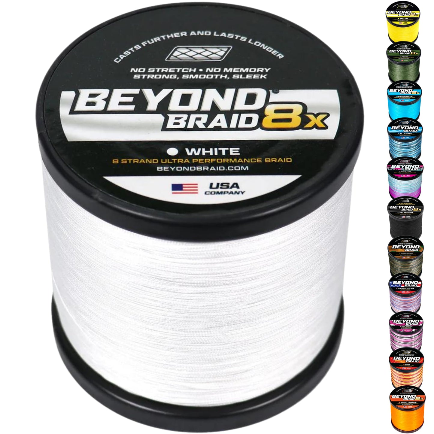 Beyond Braid White 8X Strand 300 Yards 80lb