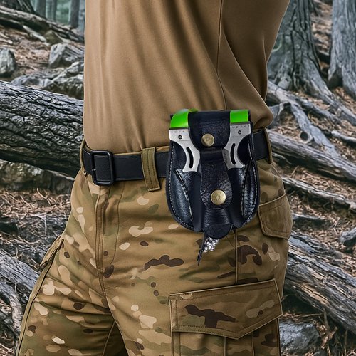 Slingshot, Solid Slingshot Set for Hunting,Professional Stainless Steel Tactical Slingshots, with 1 Ammo Pouch, 100 Ammo Balls, 9 pcs Flat Bands & 4 Target, Adults Slingshot for Outdoor Catapult Game