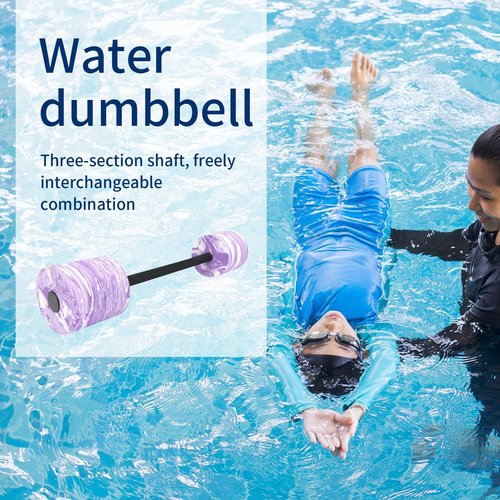 Water Weights Pool Exercise - Water Aerobics Equipments | Swimming Aquatic Dumbbells Water Weights Equipment, Fitness Aqua Workout Barbells For Swim Training Assistance Postpartum Recovery