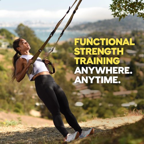 TRX Tactical Gym Suspension Trainer, Home Gym Kit, Fitness Training Designed for Military Veterans, Home Gym System with Exercise Straps