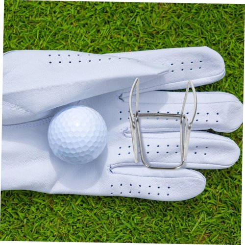 UKCOCO Stainless Steel Golf Ball Clip Holder Durable Waist Clip for Tennis Balls Essential Golf Accessories for Training and Practice