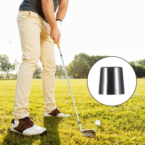Vin Beauty 10pcs Black Golf Tapered Ferrules, Tip Size .370 Golf Iron Ferrules for Taper Tip Iron Wedge