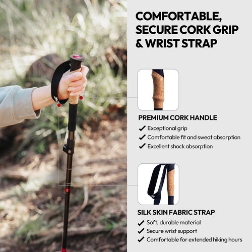 X Carbon Stick MX-4 | X Carbon Tech Carbon Fiber Trekking Poles