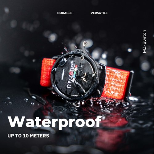 MYZONE MZ-Switch Physical Activity Heart Rate Monitor – A Water Proof Fitness Tracker for Wrists, Arms & Chest