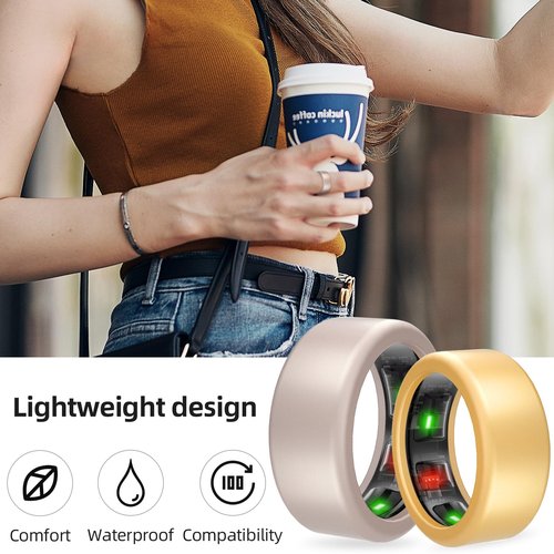 MAKCPOIMER 4/6 Pack Ring Protector Compatible with Oura Ring Gen 4/3, Silicone Cover Working Out Accessories Men Women (4P-Black+Gold+Silver+Rose Gold, S (6/7/8/9/10))