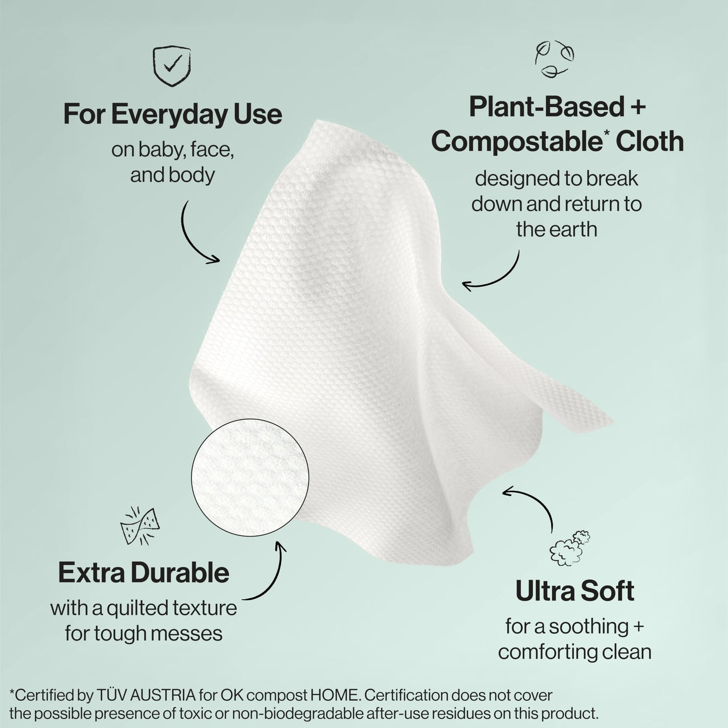 The Honest Company Multi-Use Baby Wipes, Pattern Play, 720 Count