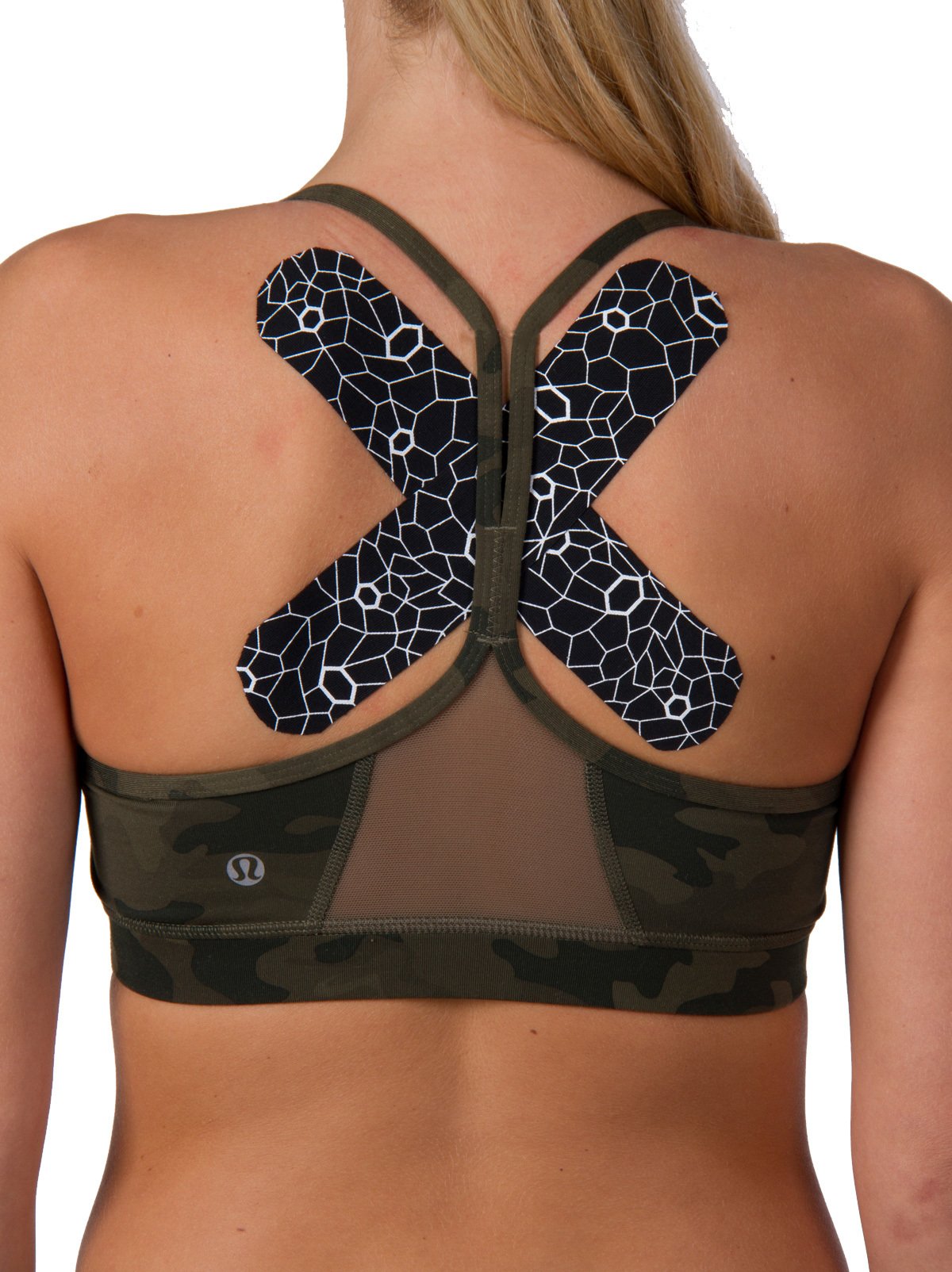 THERABAND Kinesiology Tape for Shoulder, Back & Knee, 2", Black/Grey