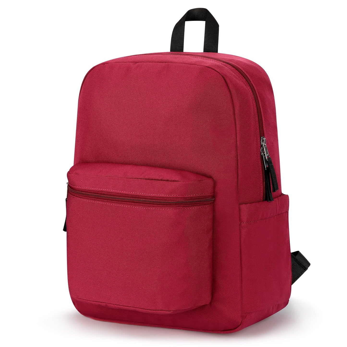 ZORFIN Black Backpack for School Work Travel: Water Resistant Backpacks for Men and Women - Lightweight Bookbag for Girls and Boys