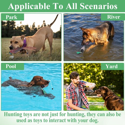 FIONUPI 3 Pcs Duck Dummy Dog Pheasant Toy for Outdoor Training Tools Duck Bumper Retriever Dead Dummy Recognition Trainers Toy