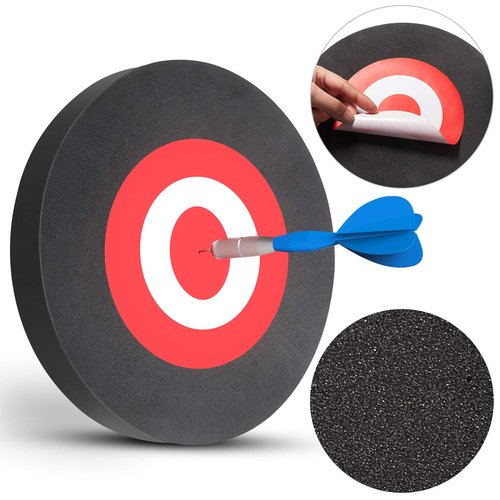 Sumind Round EVA Foam Arrow Target Portable Archery Arrow Moving Hunting Practice Target Lightweight Crossbow Shooting Practice Accessories for Backyard Indoor Outdoor
