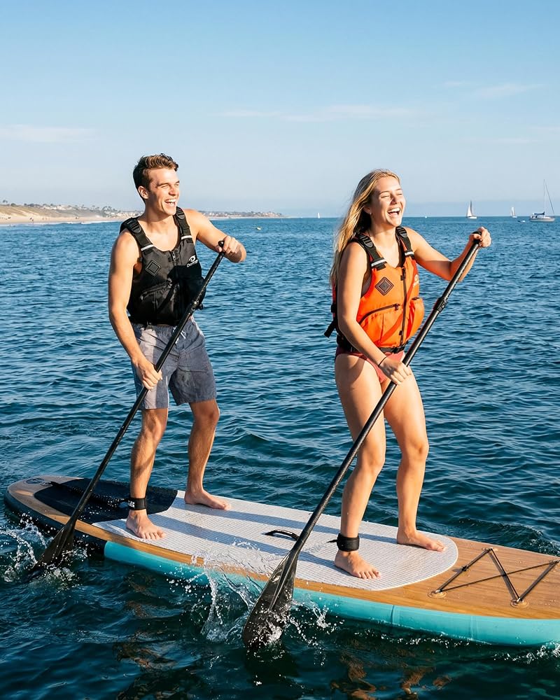 Owntop Swim Vest for Adults - Adjustable Waist, Zip & Buckle Closure, Black XS/S (75-125 lbs) for Kayaking, Fishing & Boating
