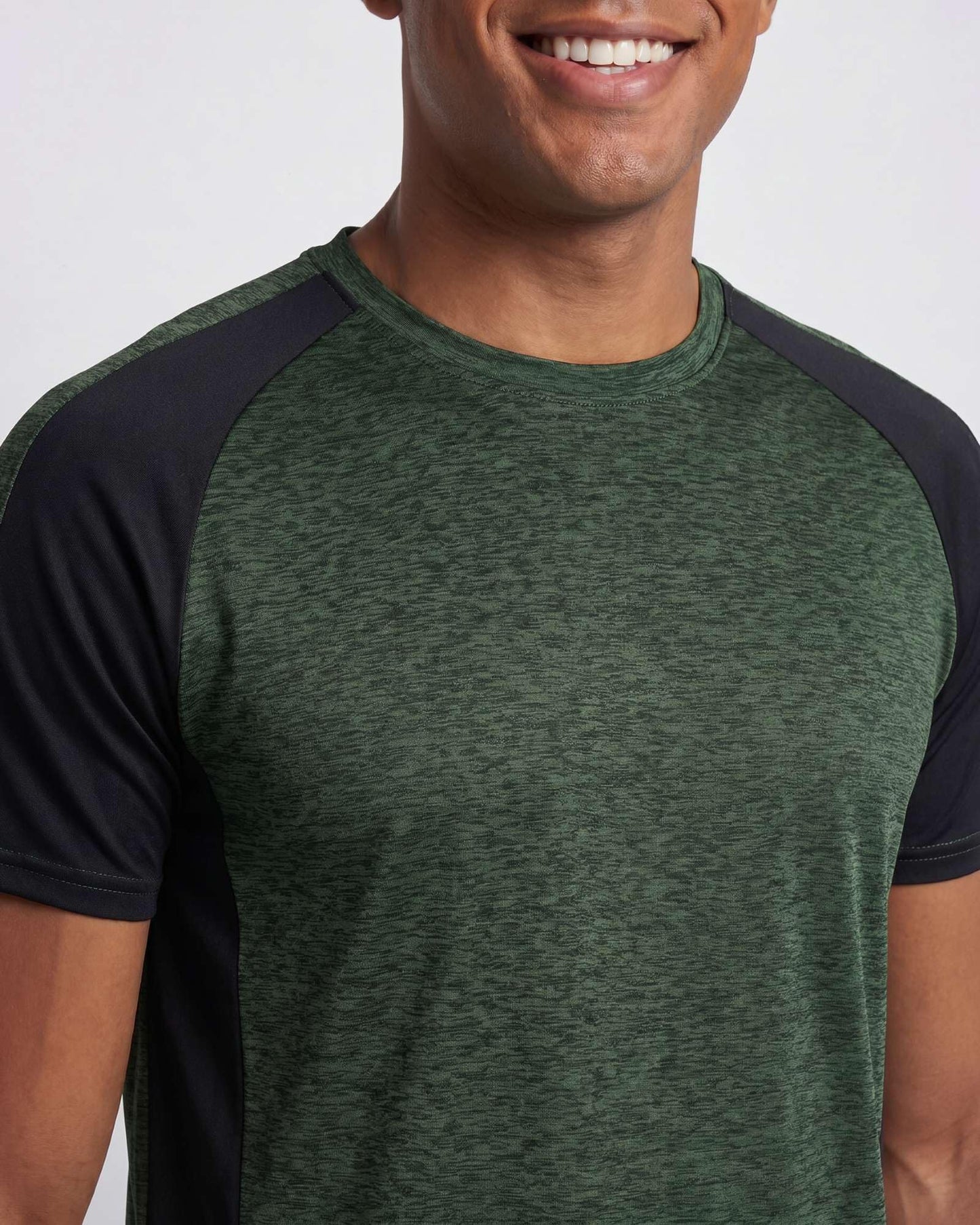 Real Essentials 5 Pack: Men's Dry-Fit Short Sleeve Crew Neck T Shirts Fitness Running Gym Workout Cool Exercise Athletic Tee, Set 13, 3X-Large