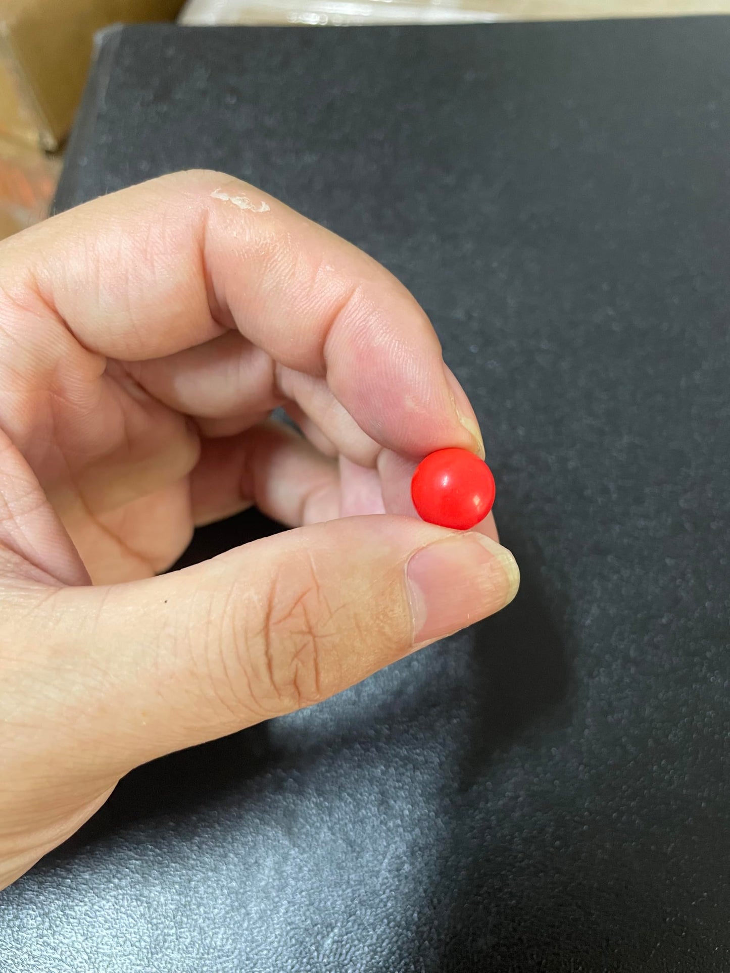 100 Rounds .50 Cal Solid Plastic Paintballs, 50 Cal. Nylon Balls for Training and Target Practice (Red)