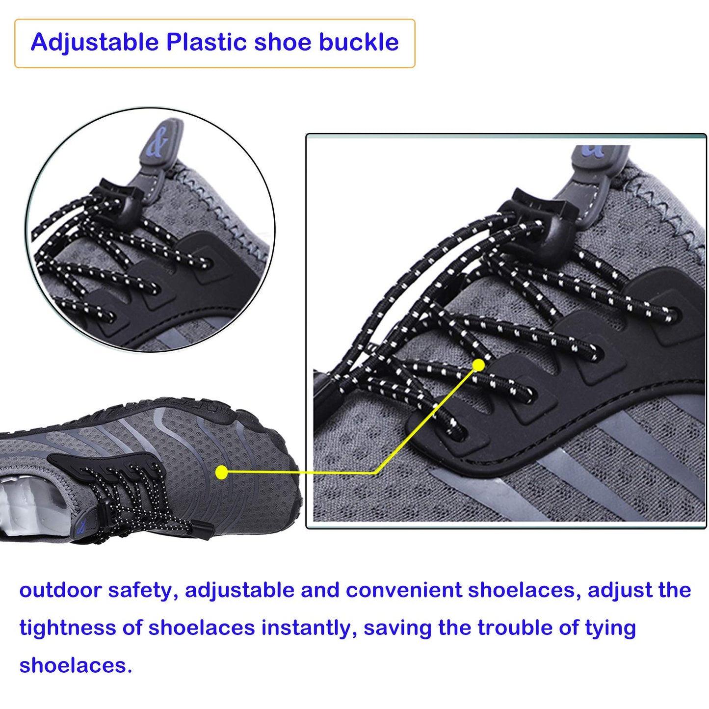 Water Shoes Mens Women Barefoot Shoes Quick-Dry Aqua Outdoor Sports for Swim Pool Beach Surf Walk Water Yoga River Lake Hiking Kayaking