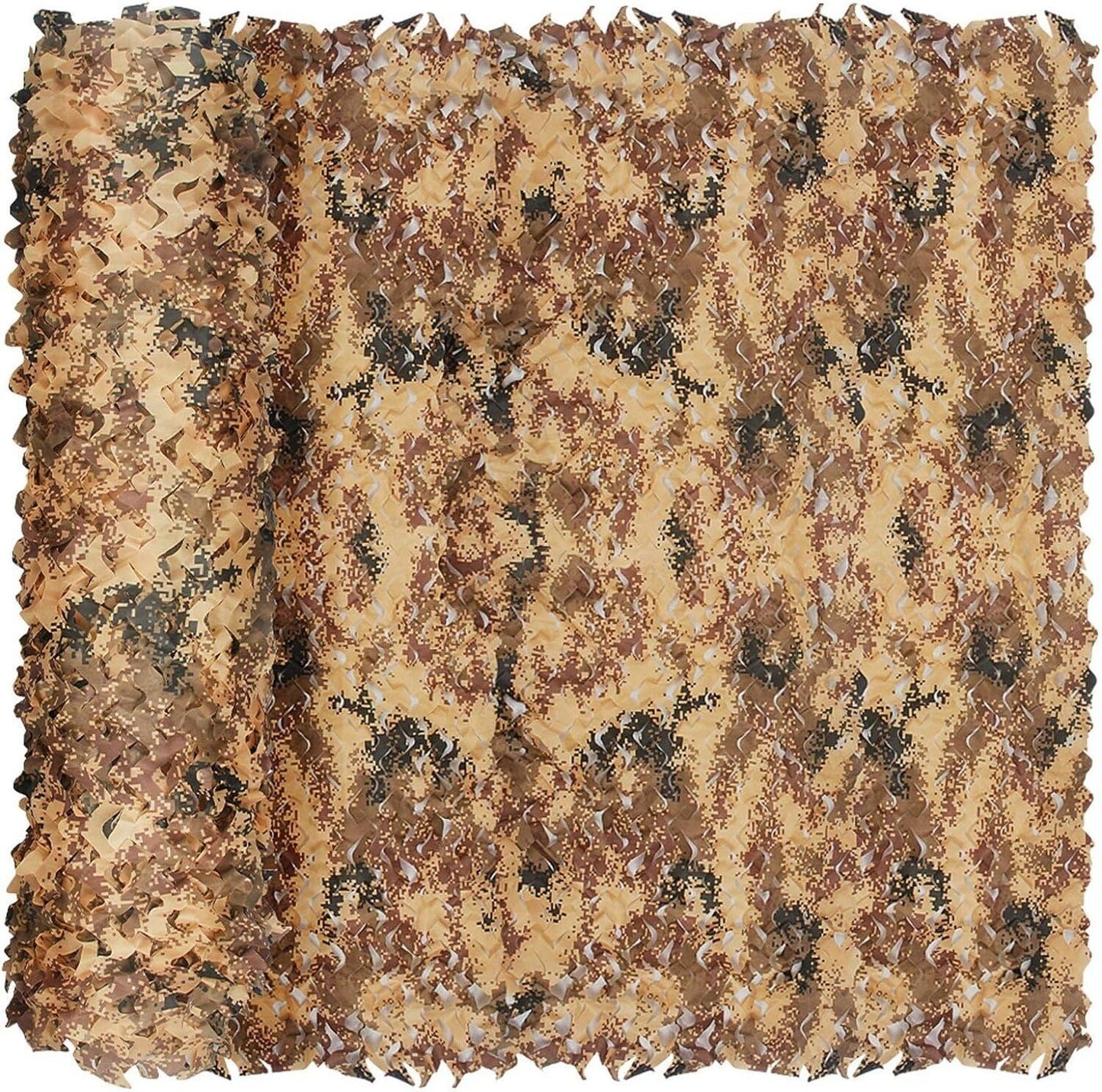Yeacool Camo Netting Camouflage Netting Camo Tarp for Party Decor, Outdoor Hunting, Camping Off-Road Adventures(Digital Desert Camo, 16.4ftx4.9ft, 5m*1.5m)