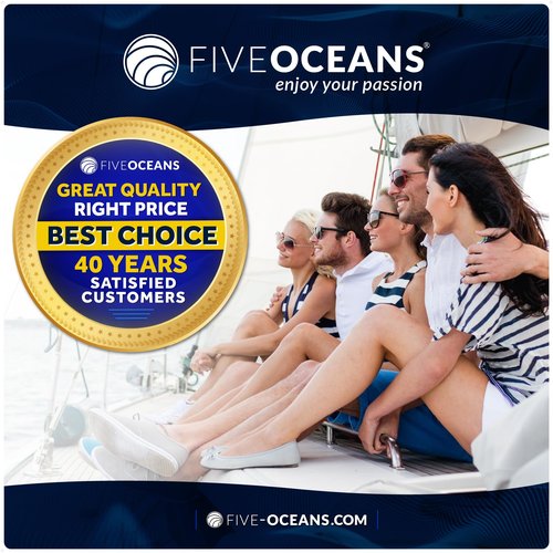 Five Oceans 10-Pack Sail Slide - Internal Track - 7/16-Inch (11mm) Internal Mast Track Slide for Small to Medium-Sized Sailboats, Cruising Yachts, Ketches, and Yawls- FO2870