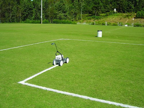 DuraStripe White (2 Pack Case) 24-18oz Cans of Athletic Field Marking Paint. The Brightest, Most Durable line Marking Paint Available!