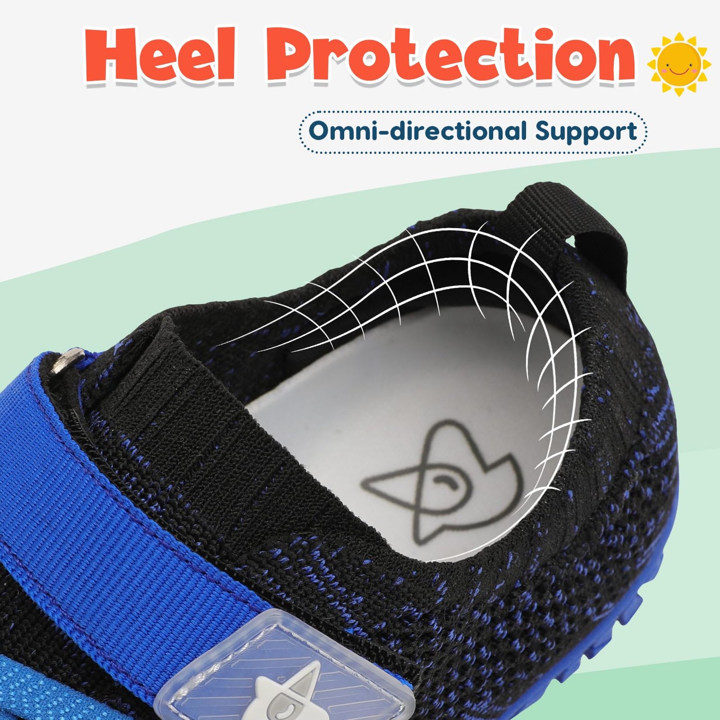 LeIsfIt Kids Shoes Girls Boys Wide Shoes Kids Barefoot Sneakers Lightweight Hiking Shoe for Toddler Little Big Kid Blue 2 Big Kid
