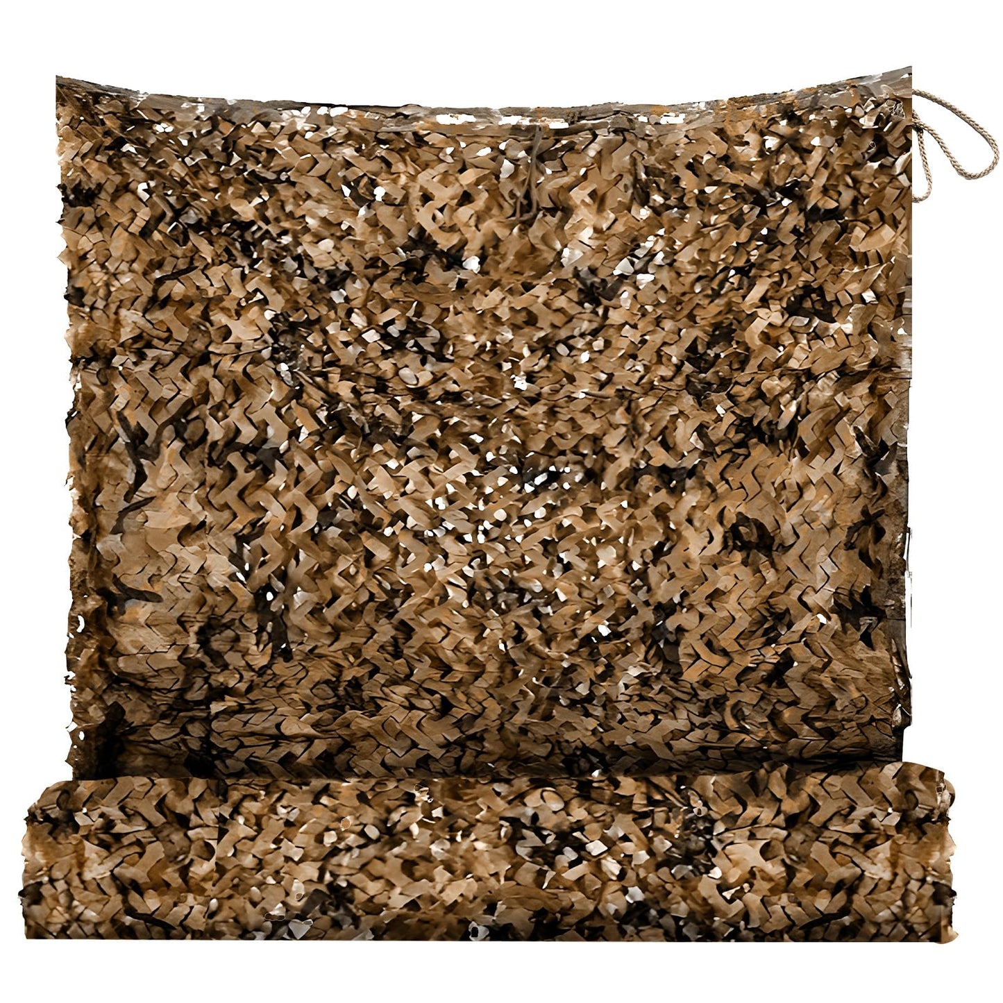 MidFerry Double Layer Camo Netting Camouflage Netting - Dersert Bulk Roll Camouflage Net with Nylon Ropes, Military Netting Party Decorations Sunshade Camo Mesh for Hunting Blind