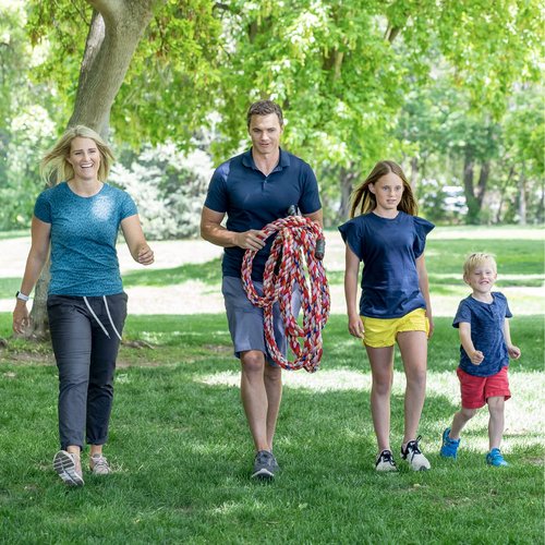 Squirrel Products 30’ Tug of War Battle Rope - Active Outdoor Fun for All Ages