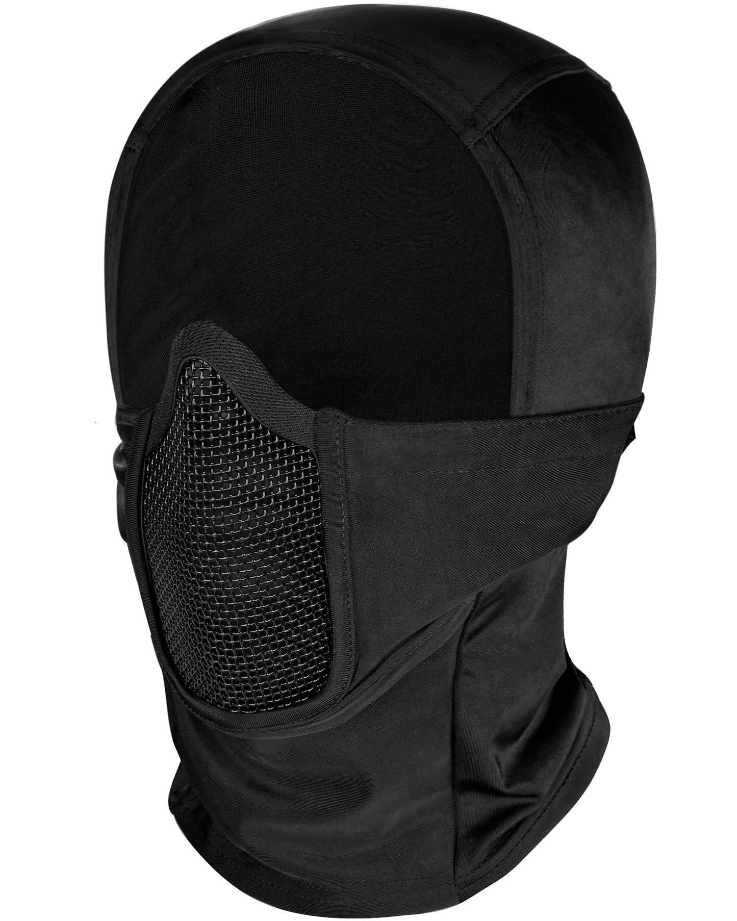 ONETIGRIS Balaclava Mesh Mask Ninja Style with Full Face Protection for Outdoor (Black)