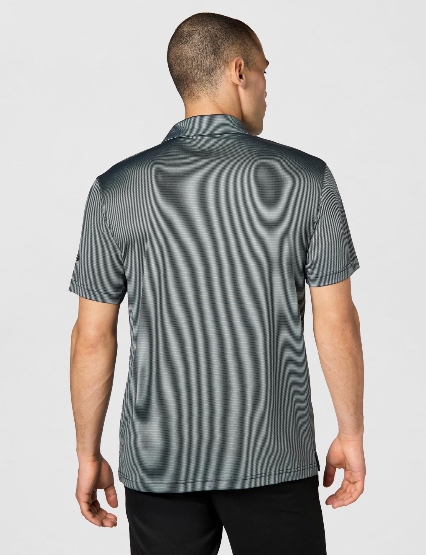 Callaway Men's Fine Line Stripe Short Sleeve Moisture-Wicking Stretch Golf Polo Shirt (Available in Big & Tall)