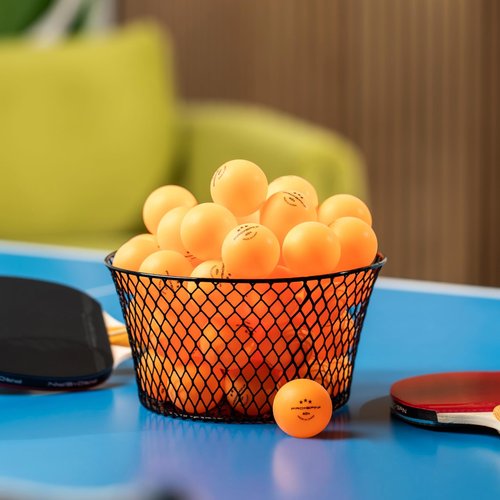 PRO SPIN Ping Pong Balls - 3-Star Premium Orange Table Tennis Balls | High-Performance 40+ ABS Professional Quality | Ultimate Durability for Indoor & Outdoor Ping Pong Tables (Pack of 12)
