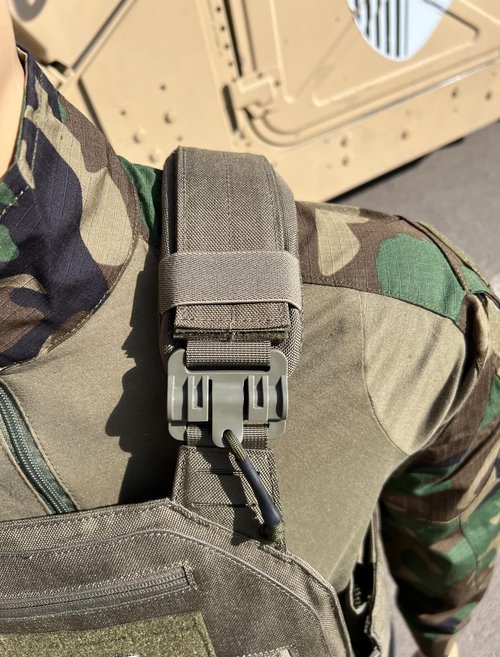 Crusader 2.0 Tactical Molle Quick Release Buckles Vest with Side Cummerbund Pouches and Triple mag Pouch (Ranger Green)