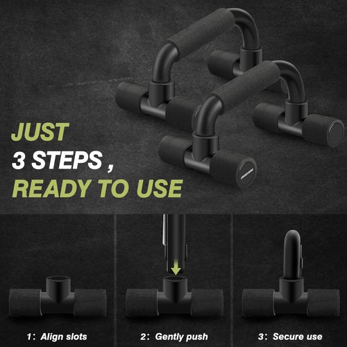 Push Up Bars, Calisthenics Equipment Push Up Handles for Floor, Perfect Push Up Bar, Pushup Bars with Non-slip Sturdy Structure Handle, Fitness Bars for Home & Workout