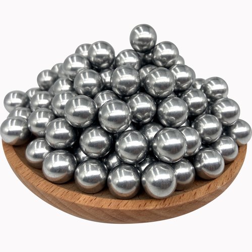 ALIEN PLAY 150 X 50 Cal Aluminum Balls, Hard 50 Cal Ammo Fits for Umarex T4E TR50/HDP50/HDR50, 2.8 Grams Reusable Solid Kinetic Projectiles Self Defense Paintball Balls for Target Practice
