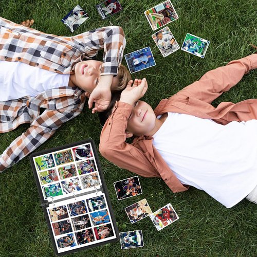 HESPLUS 9-Pocket Baseball Card Binder - Holds 900 Cards with 50 Removable Sleeves | Sports & Trading Card Album for Collectibles