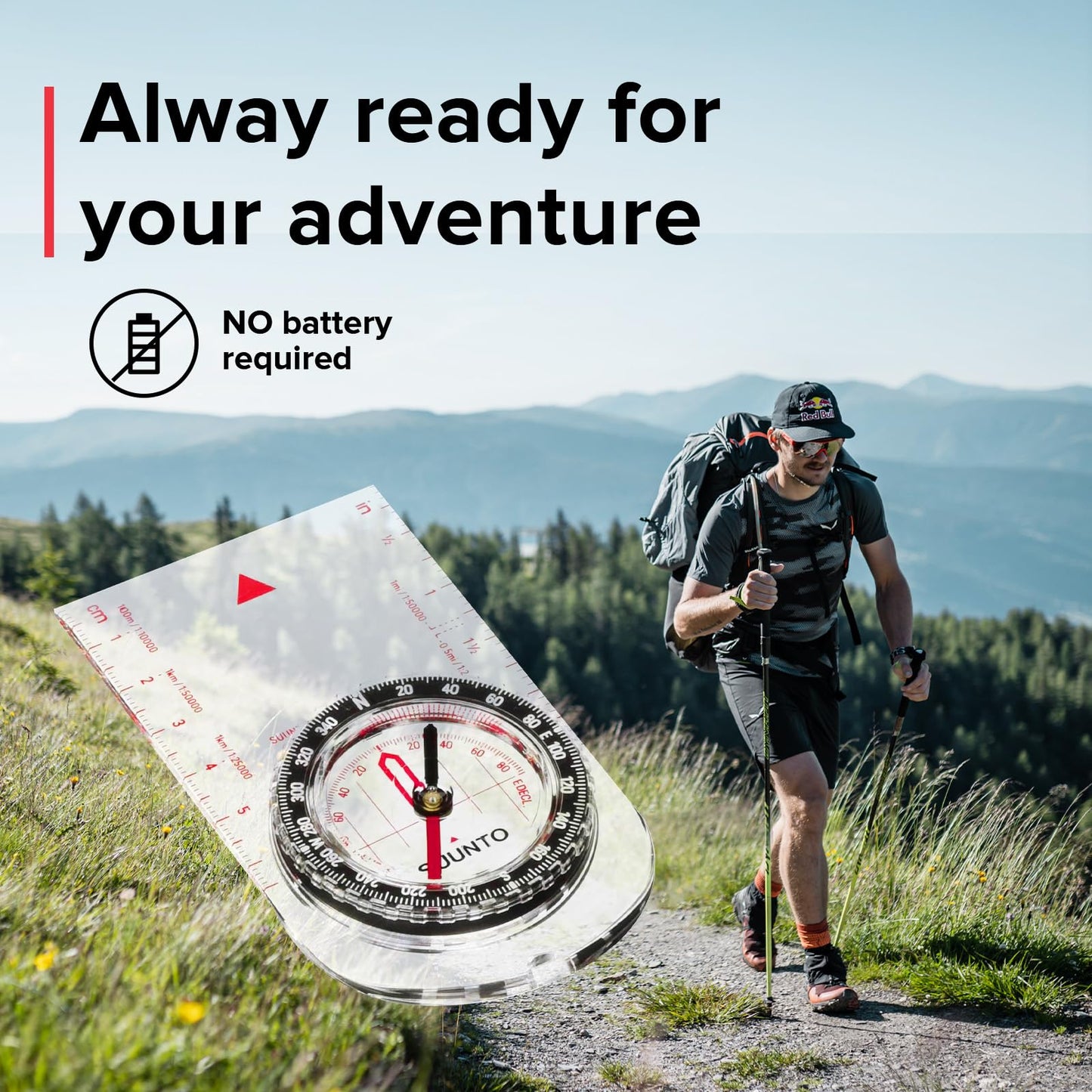 SUUNTO A-10 Compass: Compact, Simple to use Recreational Hiking Compass, Hiking, Boy Scouts, Orienteering