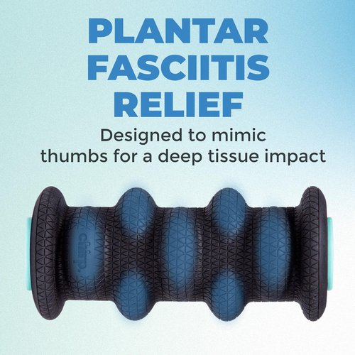 Chirp Wheel XR Foot Massage Roller - Targeted Massage for Plantar Fasciitis and Foot Fatigue, Arch Pain Relief, and Muscle Recovery | High Density Foam Exercise Equipment, 500lbs Capacity, 2" Mint