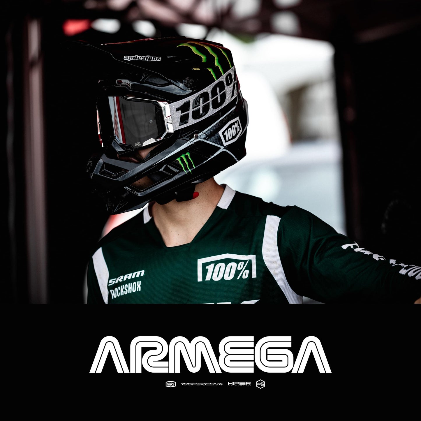 100% ARMEGA Premium Protective Sport Goggles with Ultra HD Lens & Nose Guard (CW2 - Mirror Red Lens)