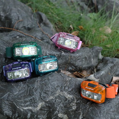 EverBrite Headlamp, 5 Pack Kids Headlamp with Red Light and Memory Function, Head Lamp for Adults and Kids with 5 Modes, Bright Headlamps for Camping, Running, Batteries Included