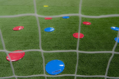 Kwik Goal Flat Round Marker (Pack of 10), Blue