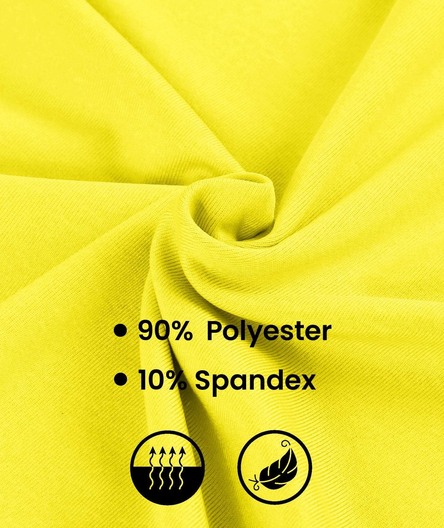 ZITY Mens Golf Shirt Short Sleeve Sport Moisture Wicking Performance Print Golf Polo Shirts for Men Collared Casual T-Shirt Yellow X-Large