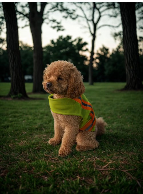 Buddy Glow Reflective Dog Vest: Hi-Visibility Safety Gear for Outdoors. Safeguard Your Dog with Easy to wear Adjustable Reflective Vest (Small)