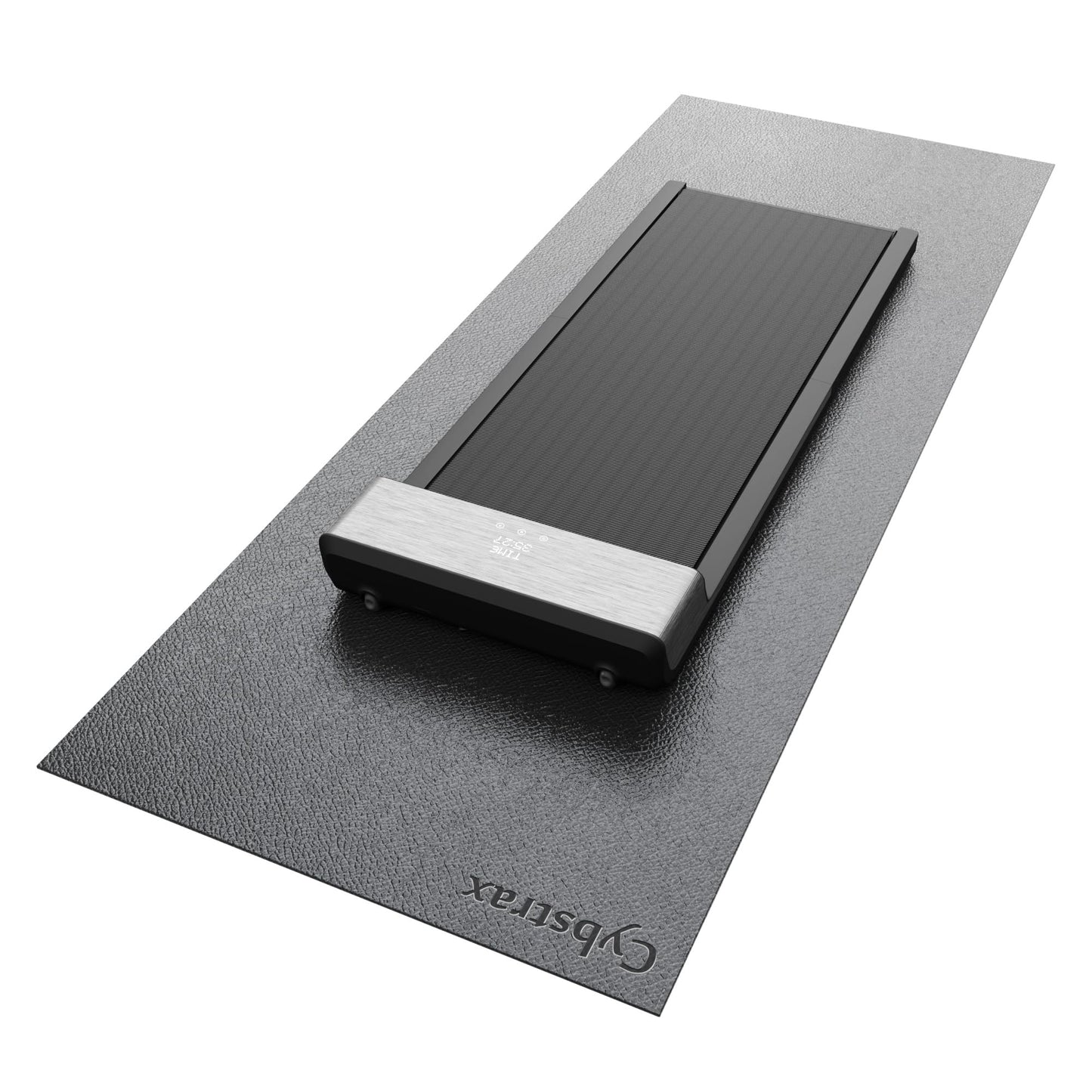 Cybstrax Treadmill Mat, Bike Trainer Mat for Stationary Spin Bike, 96" x 36" Non Slip Exercise Equipment Mat for Bike, Treadmill, Elliptical, Yoga - Workout Floor Protector for Carpet Or Hardwood
