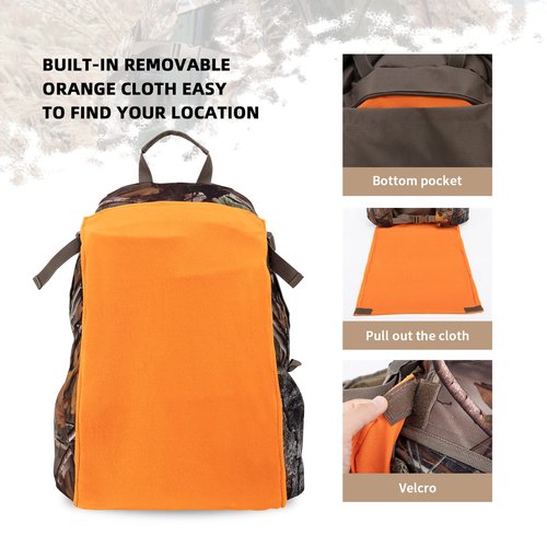 BLISSWILL Hunting Backpack Outdoor Gear Hunting Daypack for Rifle Bow Gun Hunting Gifts for Men