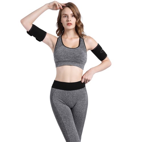 Bakerdani Hot Sweat Neoprene Compression Arm Sauna Sleeves Slimmer Bands Wraps Arm Trimmers for Men & Women (a Pair)