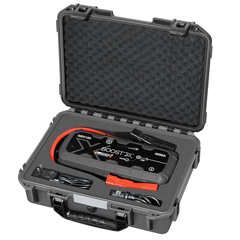 Case for NOCO Boost X GBX155 & GB150 – Waterproof Hard Case with Custom Foam (Variation of THIS listing)