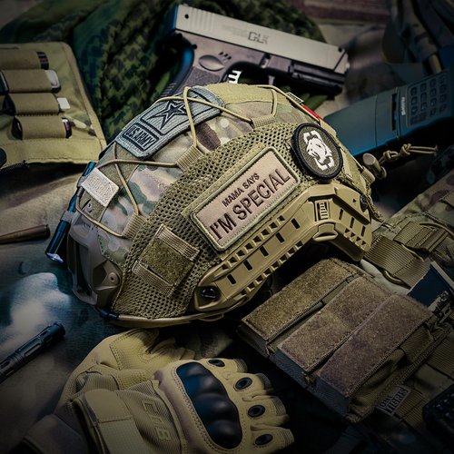 OneTigris Helmet Cover - Tactical Fast Helmet Camouflage Cloth Cover for Ops-Core Fast PJ Helmet in Size M/L, PJ/MH Helmet in Size M/L(Helmet Not Included), Multicam