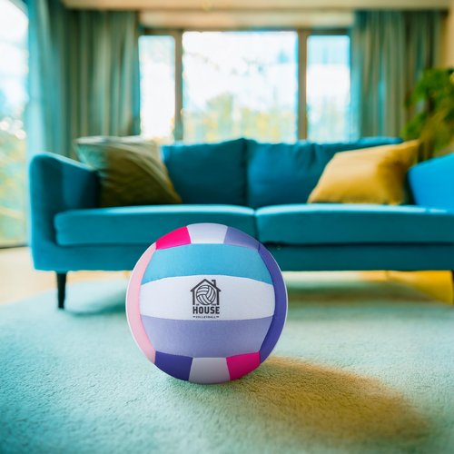 In The House Soft Indoor Volleyball for Girls (Ages 3+) – Realistic Feel and Bounce Home Training Ball for Indoor Play - Bring VBall Practice Home - Great Gift for any Volleyball Player