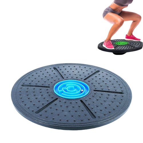 Balance Board Maze, 14.2 inch Labyrinth Rocking Seesaw for Core Strength & Stability, 10°-30° Tilt Non-Slip Round Fitness Wobble Boards for Core Strength, Max Load 220 Lbs, for Leg Workout