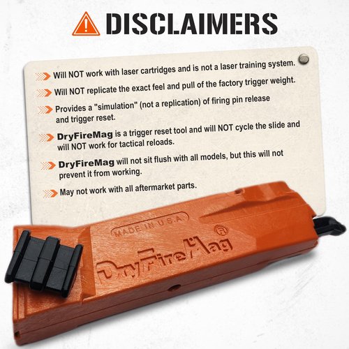 DRYFIREMAG Sig P365 9mm Dry Fire Training Mag | Firearm Dry Fire Practice | NOT Compatible with Laser Cartridges or Aftermarket Parts | Target Practice Shooting